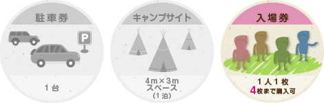 入場券のみチケット