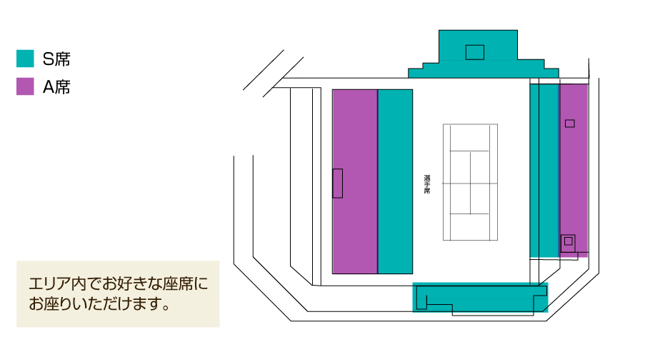 JAPAN WOMAN'S OPEN座席表